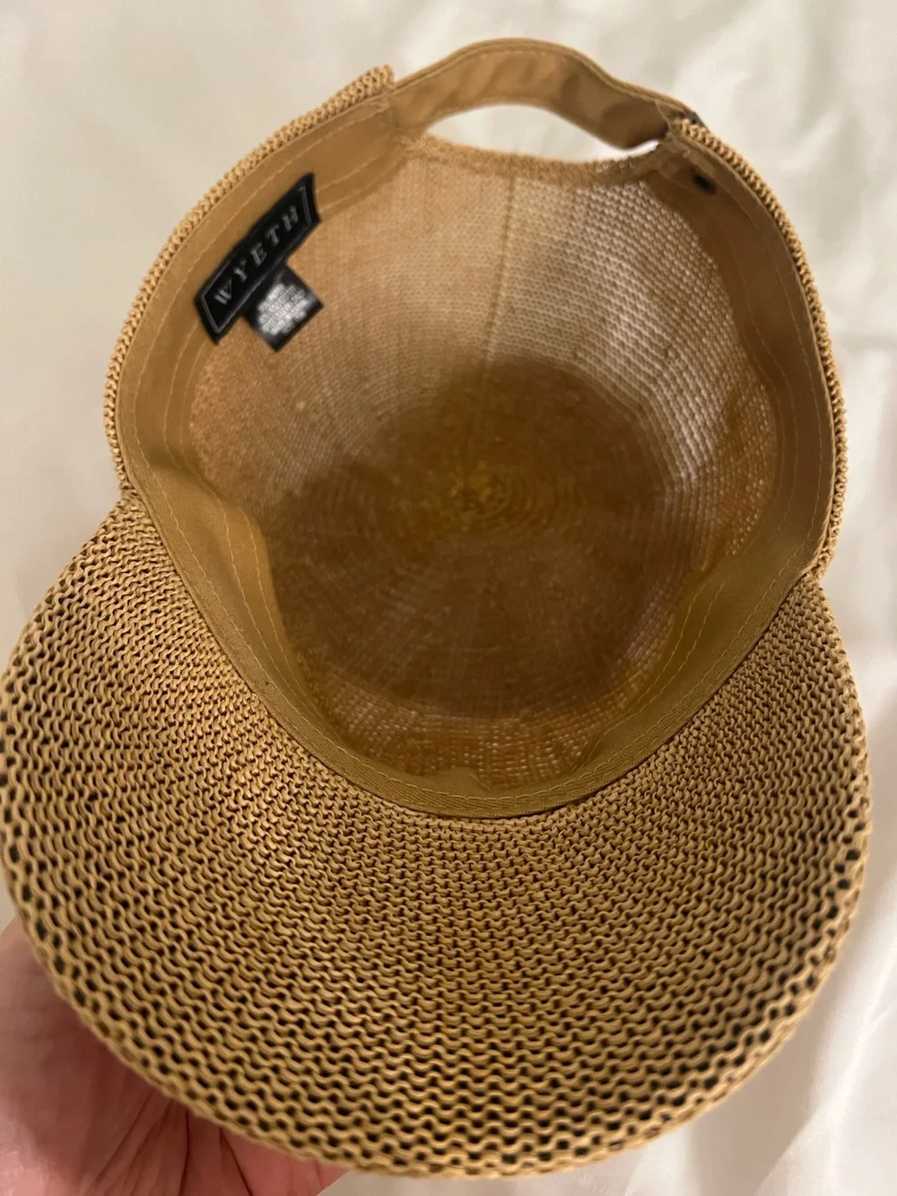 WYETH | Paula Baseball Cap Woven Straw Baseball Cap - Tan